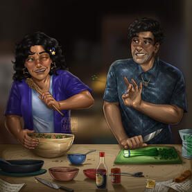 2 Half Bodies, Fully Rendered Commission